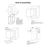 Odlingstält-kit 90x90x200 RQS