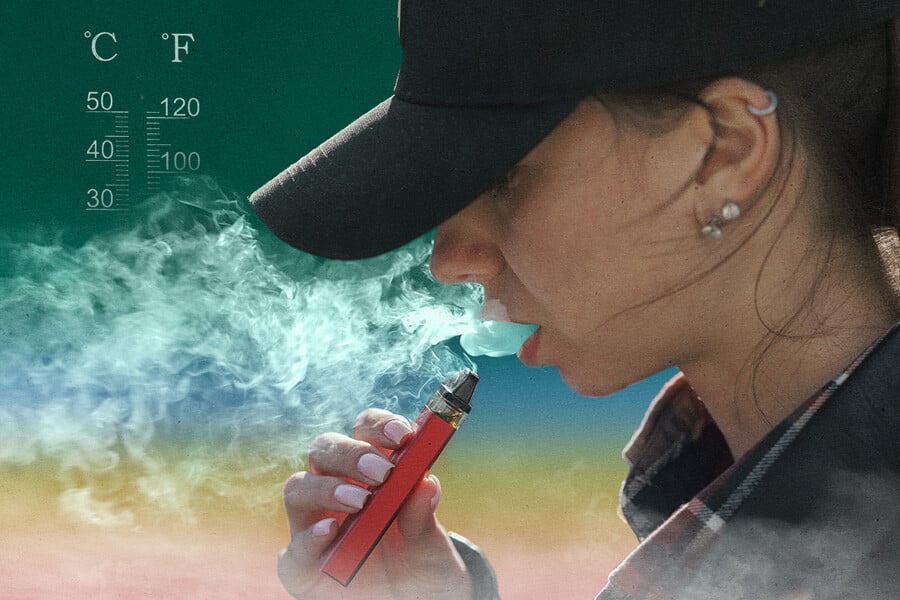 Ideala temperaturer för att vaporisera cannabis